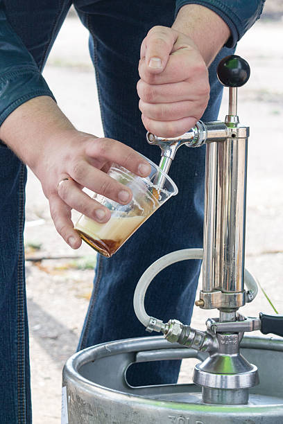 Metal beer keg
