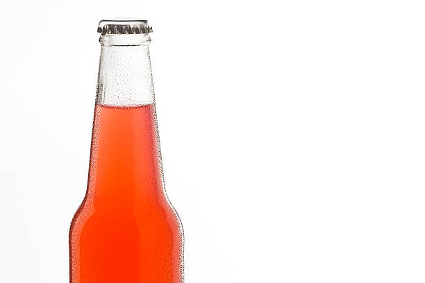 istock Soda bottle, alcoholic drink with water drops 474961697