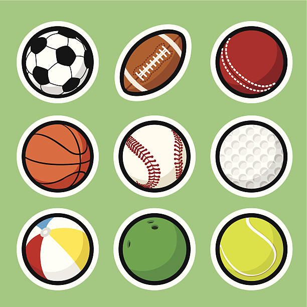 ball aufkleber - golf symbol icon set computer icon stock-grafiken, -clipart, -cartoons und -symbole