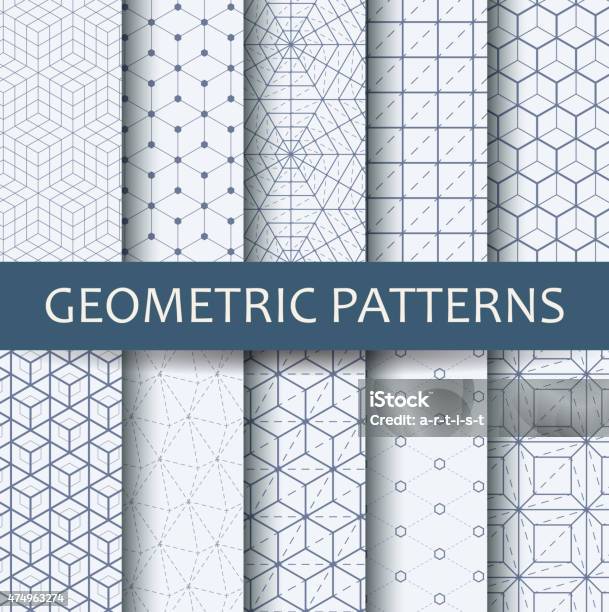 Geometric Patterns Stock Illustration - Download Image Now - Pattern, Geometric Shape, Seamless Pattern