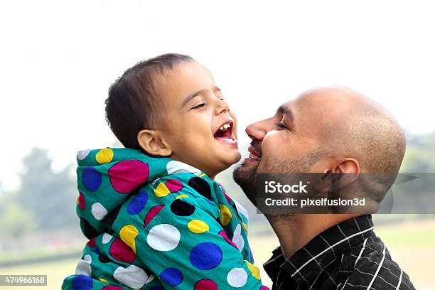 Men And Son Loving Portrait Stock Photo - Download Image Now - 12-17 Months, 12-23 Months, 18-23 Months