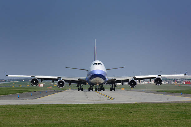 istock Cargo plane taxi for take off 474969984