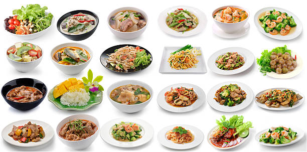 a meal prepared on the table