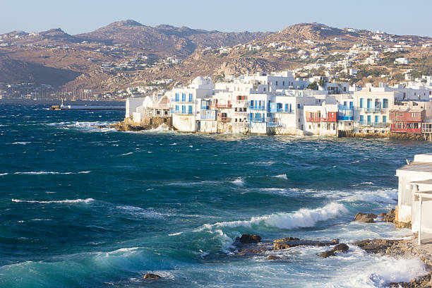 istock Little Venice in Mykonos Town, Greece 474970334