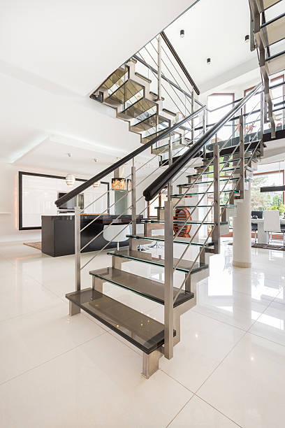 istock Stairs inside of apartment 474970594