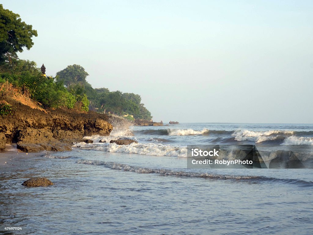 Beach in the morning Beach in the morning - Bali 2015 Stock Photo