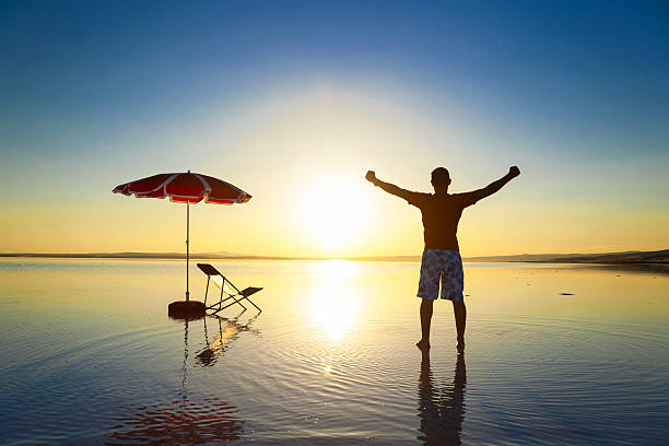 istock Holiday dreams on salt lake 474974144