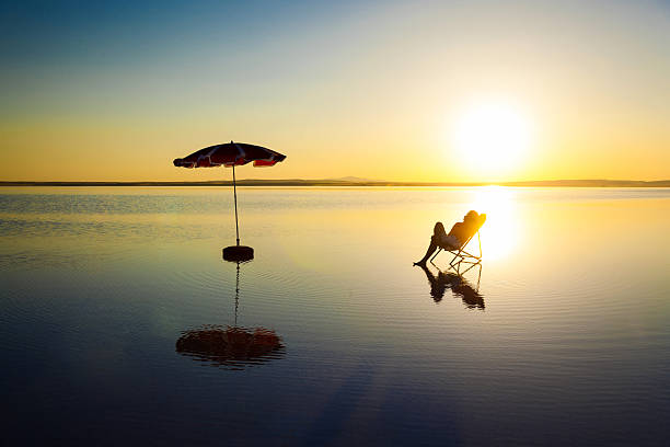 istock Holiday dreams on salt lake 474974418