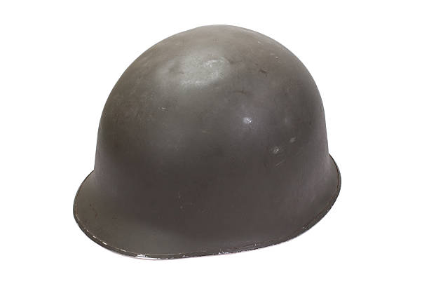 istock Austrian army helmet isolated on a white background 474976714