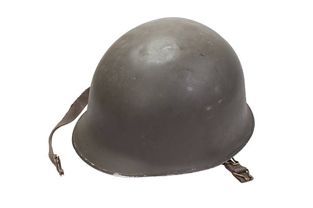 istock Austrian army helmet isolated on a white background 474980070