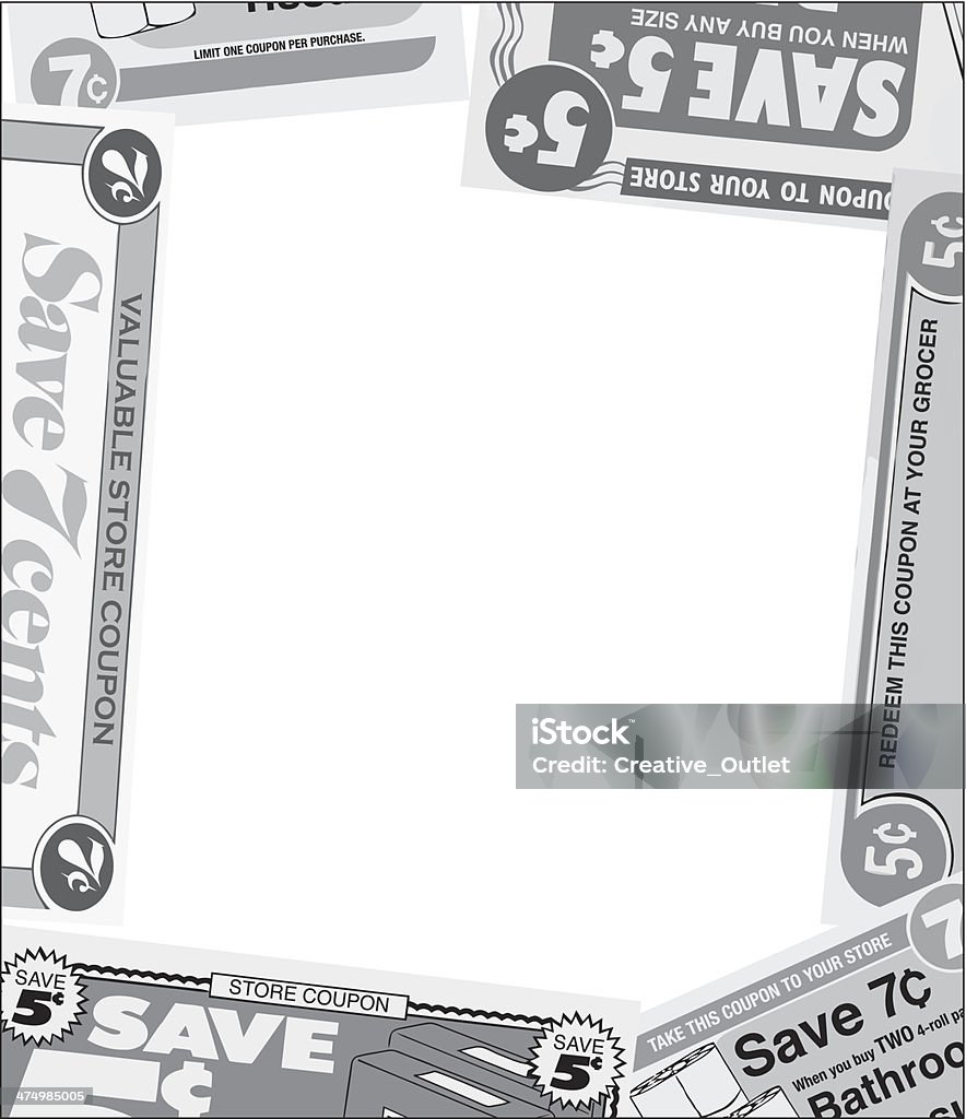Promo Code Frame Coupons Frame Stock Illustration - Download Image Now - 2010, Copy ...