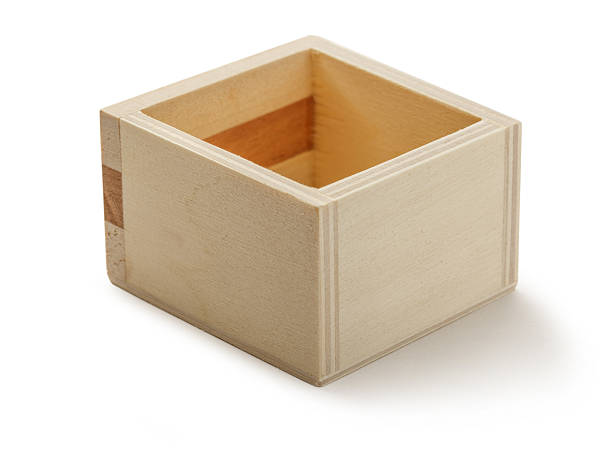 istock Wooden drawer on white background 474986812