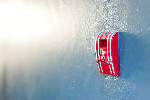 istock Fire Alarm near door fire 474989464