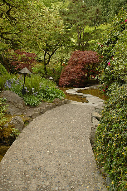 istock passage in Japanese garden 474990713