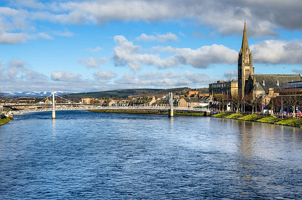 Pedestrian Steel Bridge over the River Ness