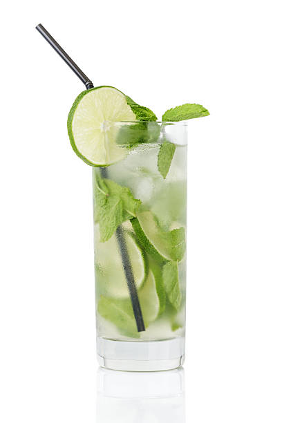 istock refreshing cocktail mojito with cane sugar, lime and mint isolat 474992110