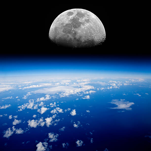 istock The Moon rises over the sea. 474992958