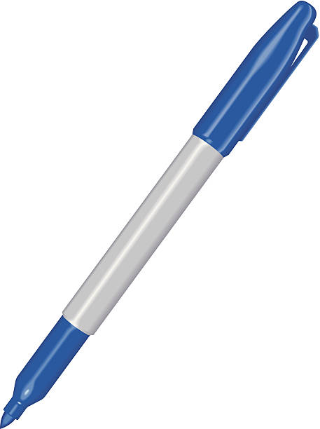 állandó jelölő c - permanent marker témájú stock illusztrációk