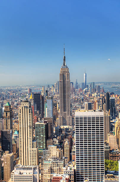 istock Vertical view of Manhattan skyscrapers 474993148