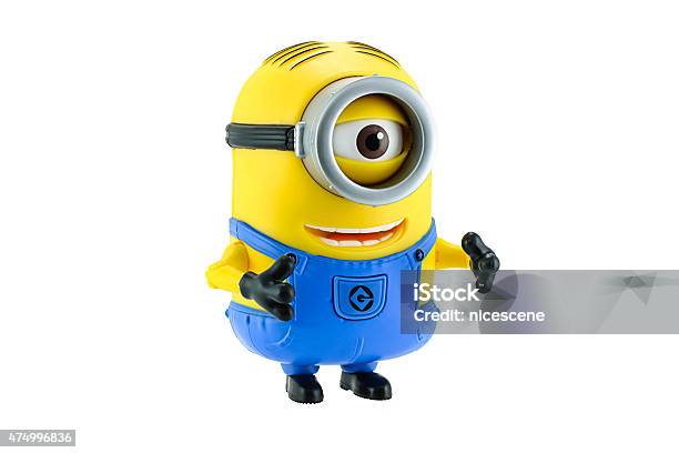 Minions Toy Isolated On White Background Stock Photo - Download Image Now -  Minions - Fictional Characters, 2015, Adulation - iStock