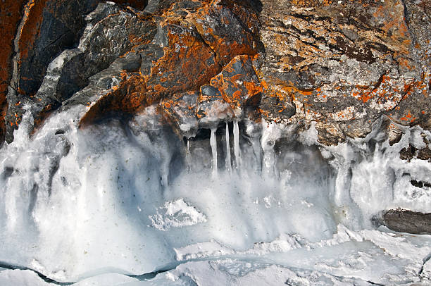 istock Winter. Ice on the surface of Lake Baikal. 474996994