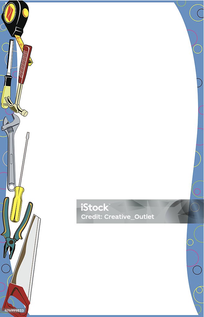 Set Tools Frame Hand Tools Frame Stock Illustration - Download Image Now - 2010, Chisel ...