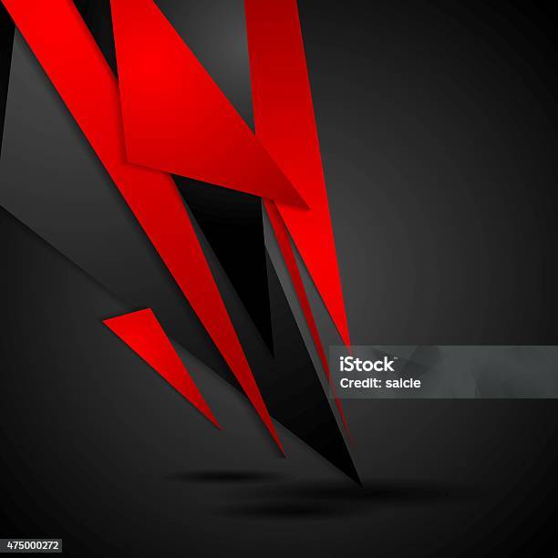 Dark Tech Corporate Background Stock Illustration - Download Image Now - 2015, Abstract, Art