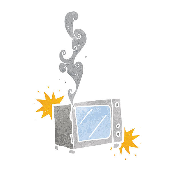 Exploding Microwave. Sign 70+ Microwave Explode Stock Illustrations, Royalty-Free Vector Graphics ...