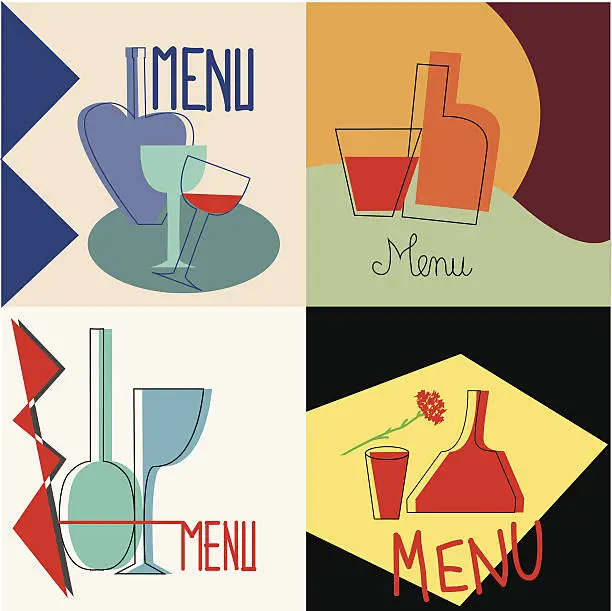 Vector illustration of Food beverages