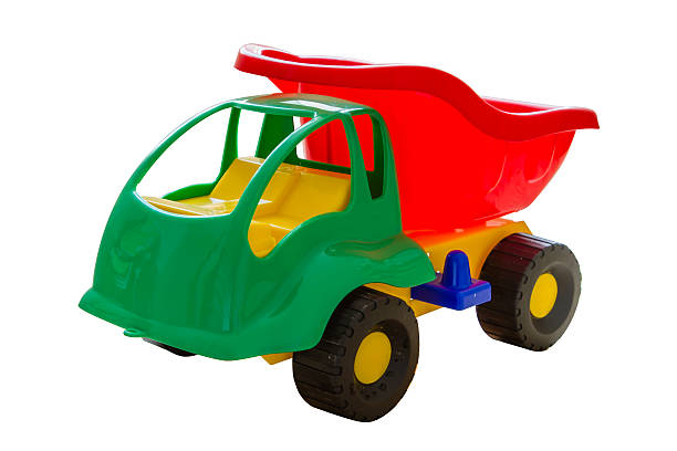 istock Toy car truck, isolated 475003234