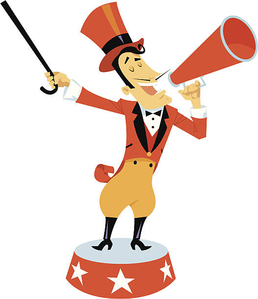 ringmaster c - sideburn stock illustrations