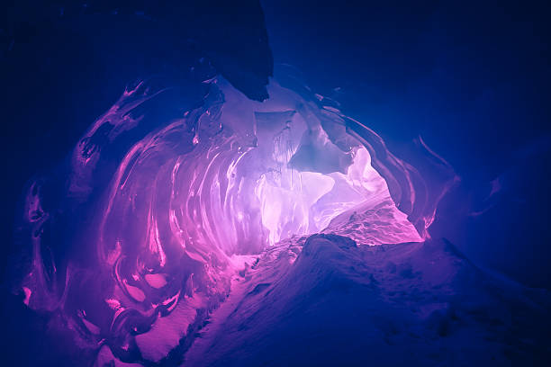 istock Violet Ice cave in Antarctica 475003266