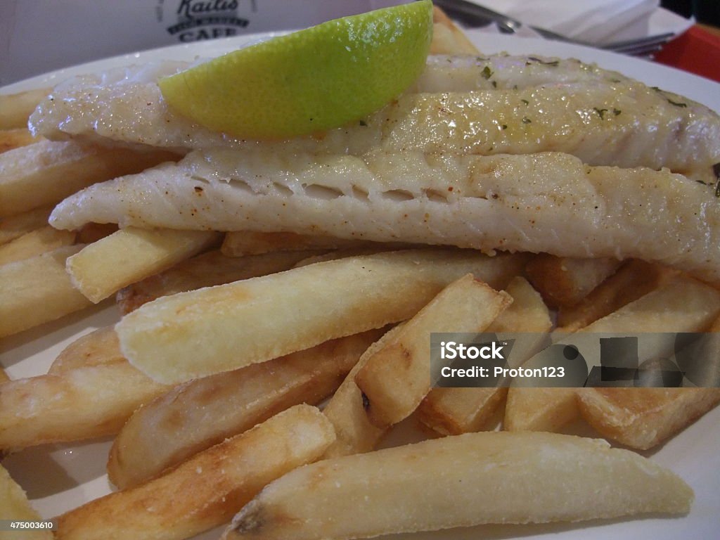 Fish and chips The best fish and chips in town 2015 Stock Photo