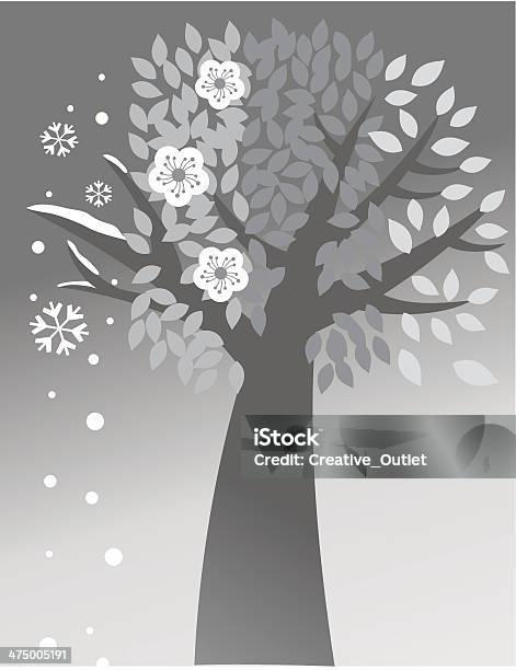 Pory Tree - Stockowe grafiki wektorowe i więcej obrazów 2010 - 2010, Bez ludzi, Cztery pory roku