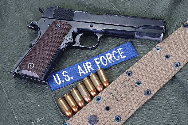 colt goverment 1911 with us air force uniform