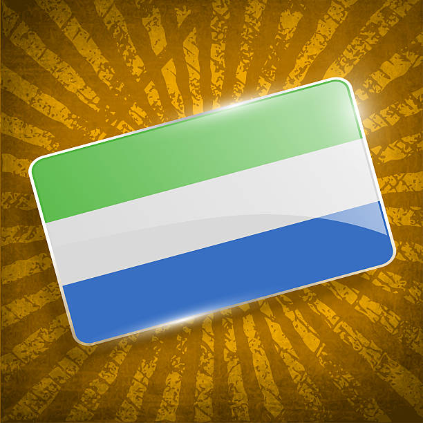 istock Flag of Sierra Leone with old texture. 475006256