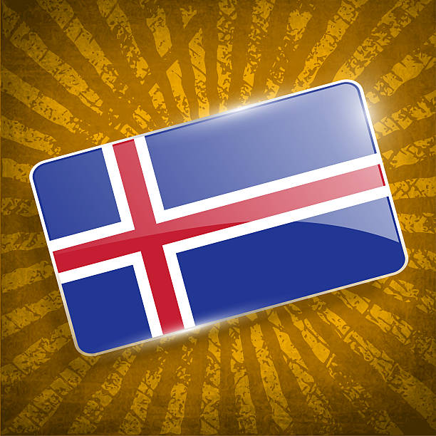 istock Flag of Iceland with old texture. 475008924