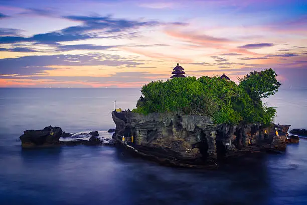 Photo of Sunset in Tanah Lot