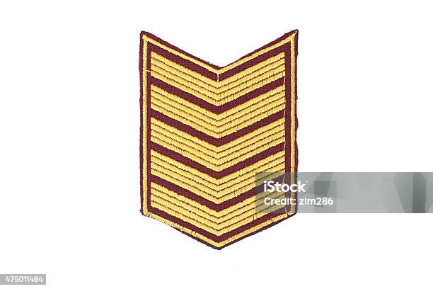 Insignia Of Military Rank Isolated On White Background Stock Photo - Download Image Now