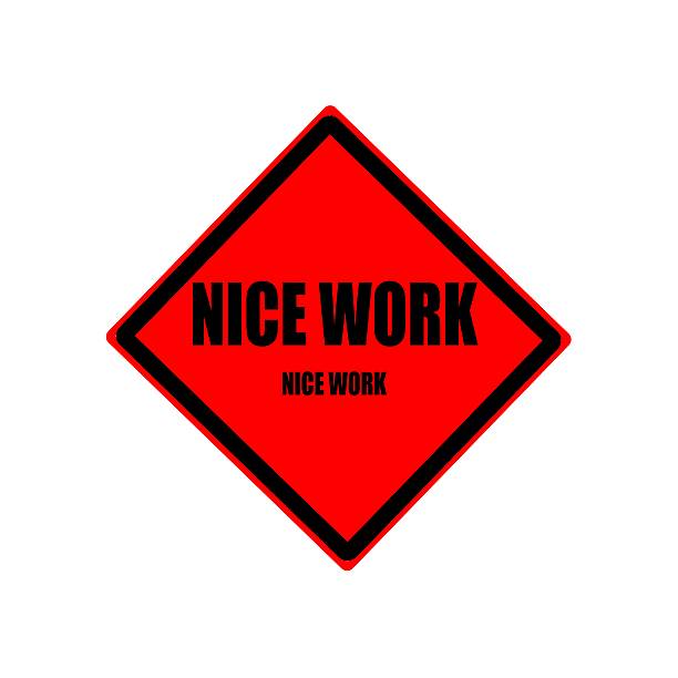 Nice Work Red 100+ Thank You Photos Images Pictures Stock Illustrations, Royalty-Free ...