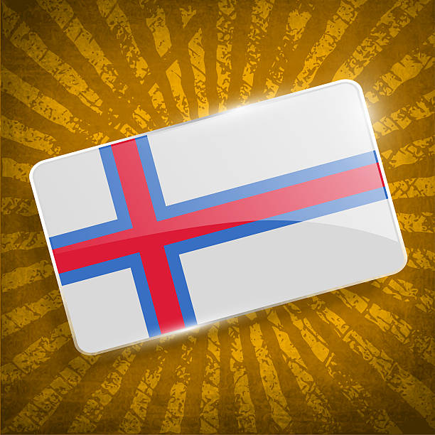 istock Flag of Faroe Islands with old texture. 475015090