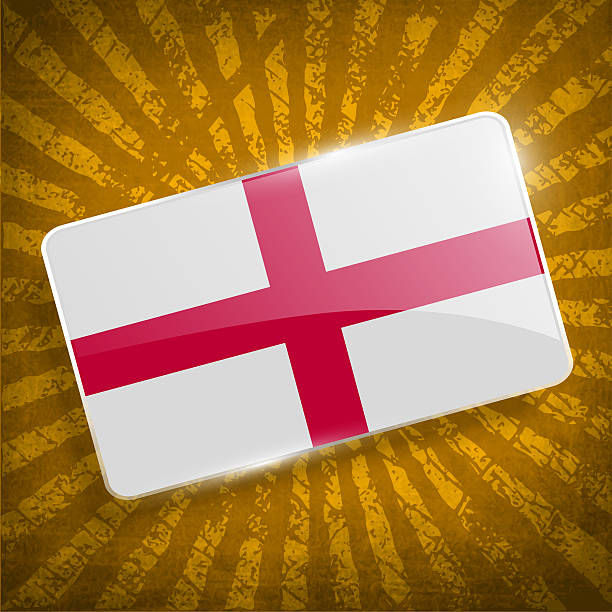 istock Flag of England with old texture. 475015156