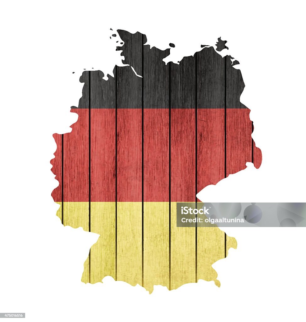 Map With Wooden Flag Of Germany Wooden Grunge Flag Of Germany. Ai10eps. EPS file contains gradient mesh and transparency and overlays effects, clipping mask. 2015 stock vector