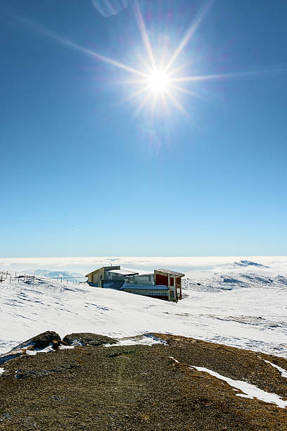 istock Sunshine over snowy mountains 475016574