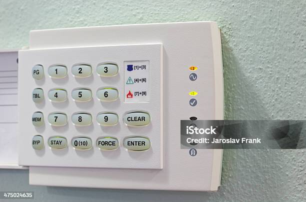 Security Appliances Keyboard Stock Photo - Download Image Now - Alphabet, Appliance, Bolt - Fastener