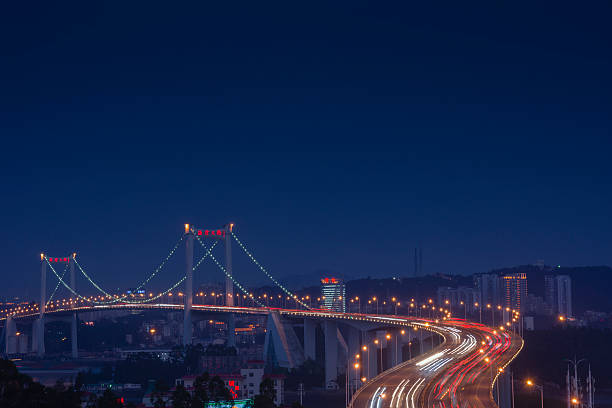 istock Xiamen haicang bridge at night 475024956
