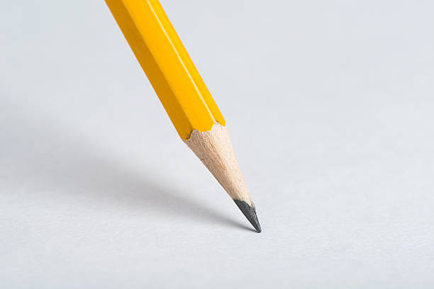 istock Pencil on a white paper background. 475026272