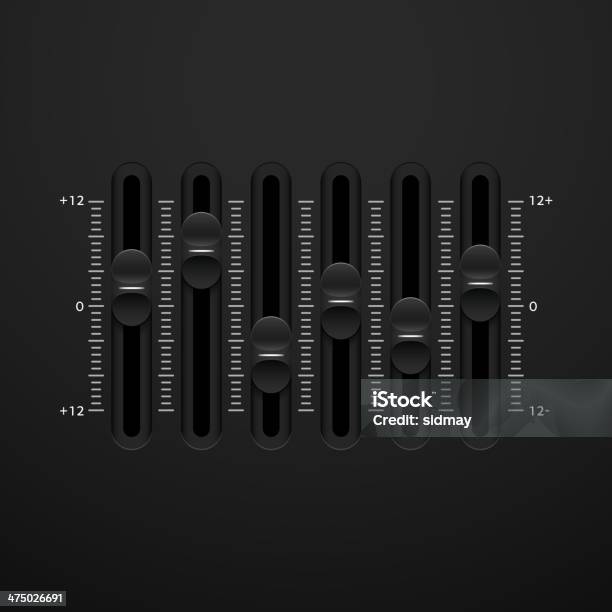 Sonal Panel Vector Vector Sound Mixer Console Panel Stock Illustration - Download Image ...