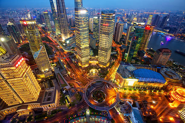 istock Shanghai aerial view 475029780