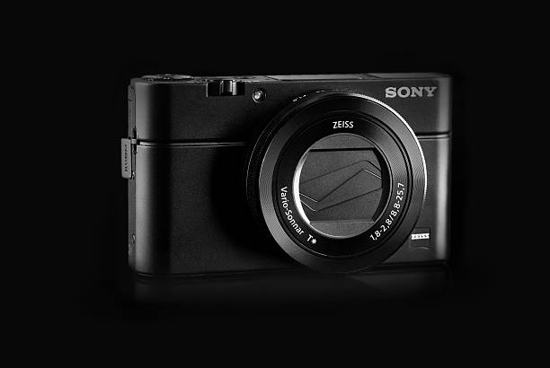 Istanbul, Turkey - January 01, 2015:Alpha a7R Mirrorless Digital Camera from Sony incorporates a full-frame Exmor CMOS sensor into an E-mount body thus providing the light gathering capability and detail-rich imaging of a full-frame sensor with a compact, lightweight and versatile mirrorless interchangeable lens camera system